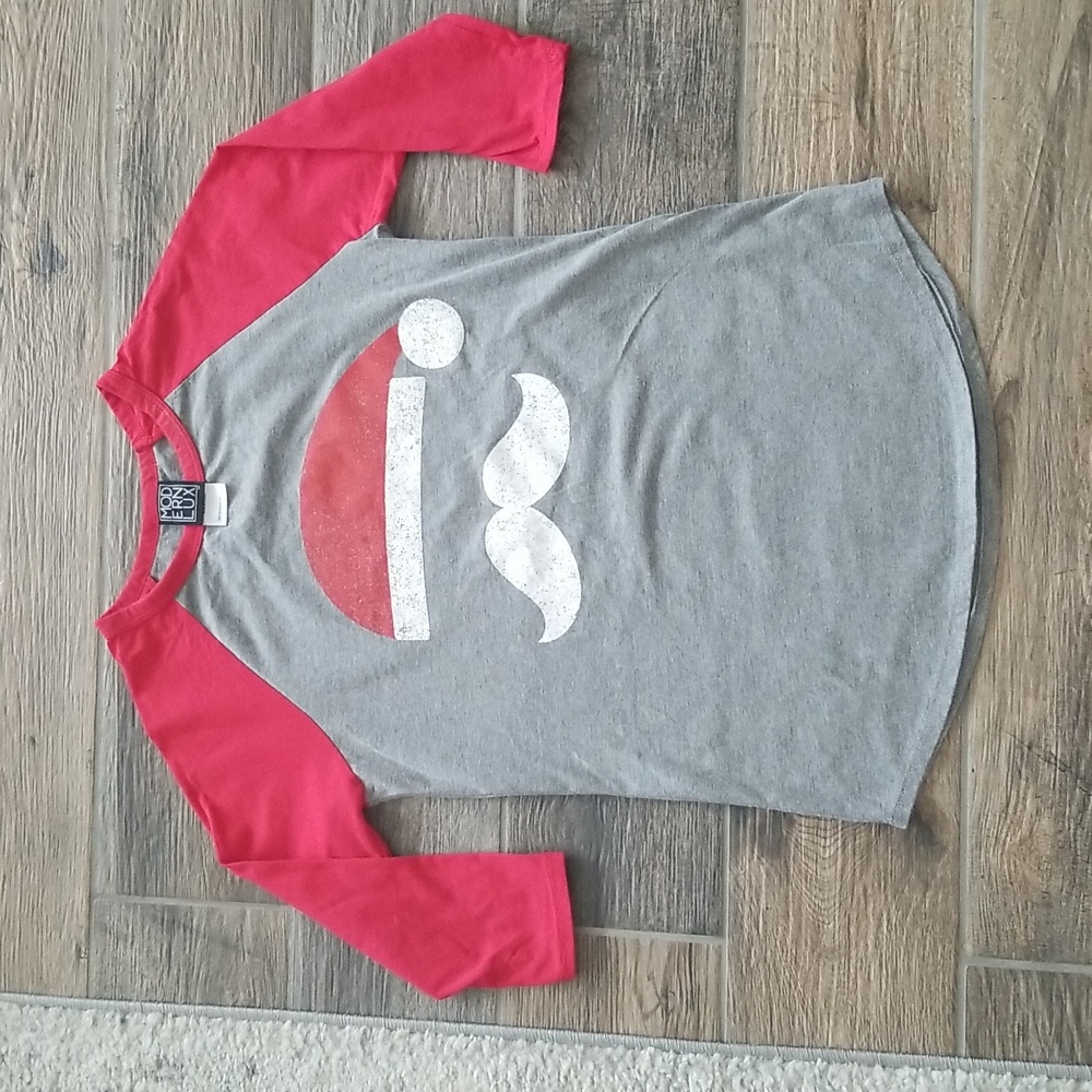 Santa Baseball 3/4 Quarter Sleeve XS